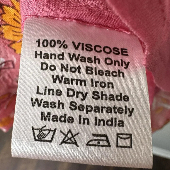 J Marie Tiered Ruffle Mine Short Floral Dress sz S Pink - Picture 6 of 7